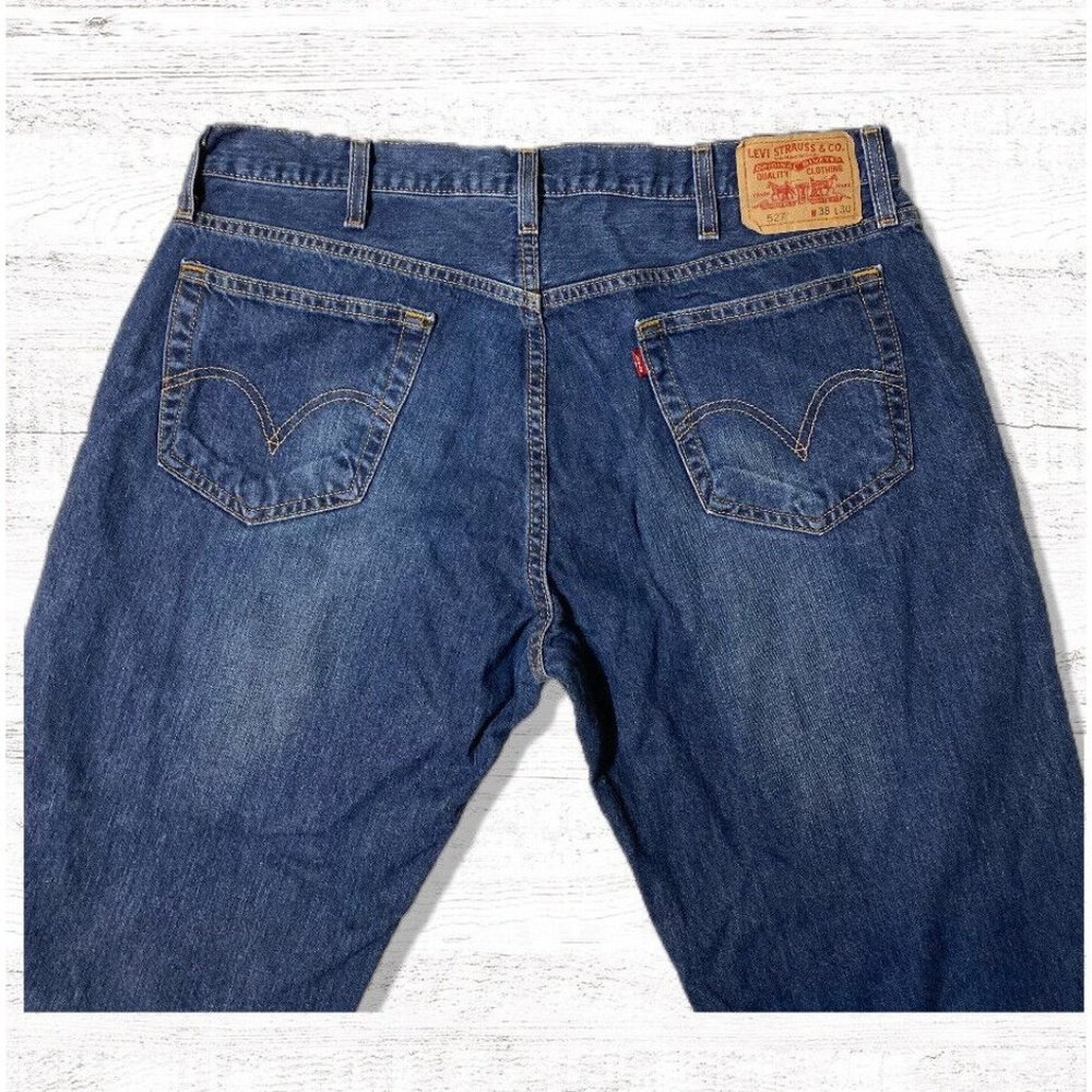 LEVIS 527 Low Boot Cut 38 X 30 (36x30 msrd) JEANS Mens